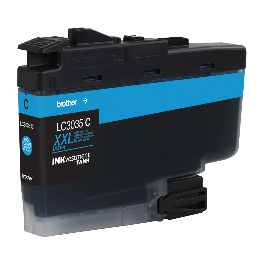 Brother Genuine LC3035C INKvestment Ultra High-yield Cyan Ink Cartridge, Cyan, small
