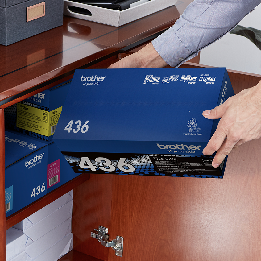 Brother Genuine TN433BK High-yield Black Toner Cartridge, , small