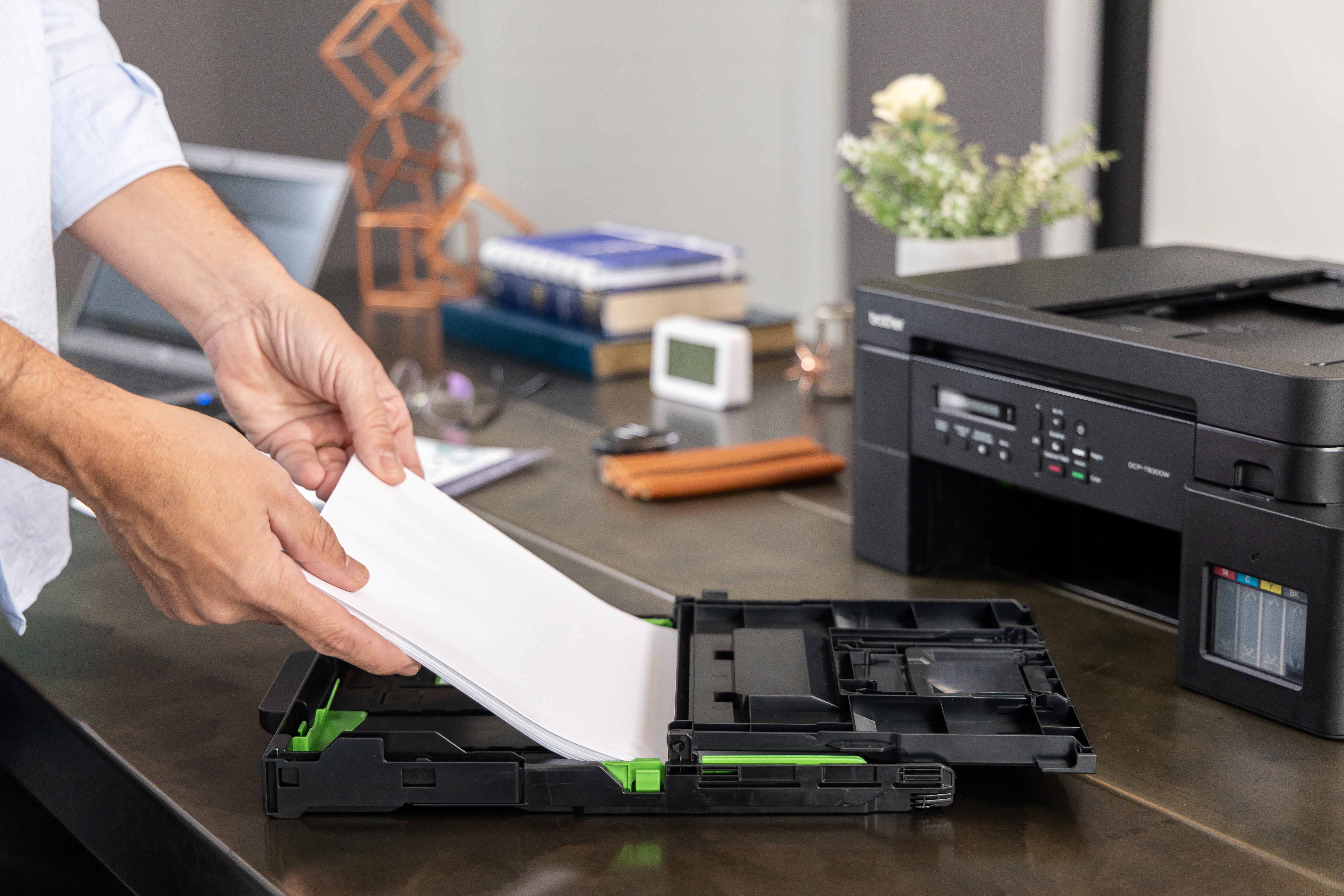 Impresora 3 en 1 de inyección de tinta a color DCP-T830DW de la serie InkBenefit Tank de Brother con conectividad inalámbrica e impresión dúplex, , small