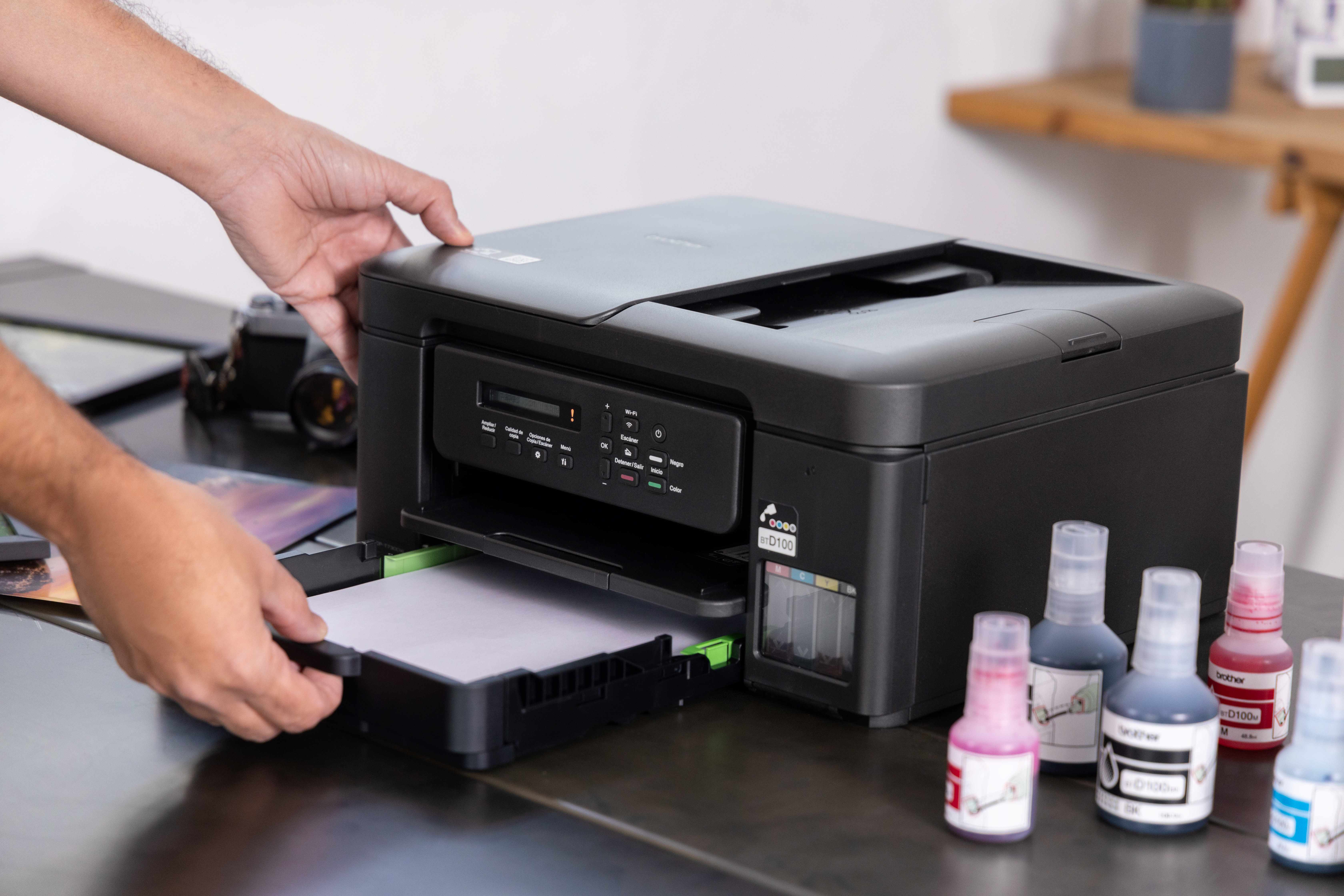 Impresora 3 en 1 de inyección de tinta a color DCP-T730DW de la serie InkBenefit Tank de Brother con conectividad inalámbrica e impresión dúplex, , small