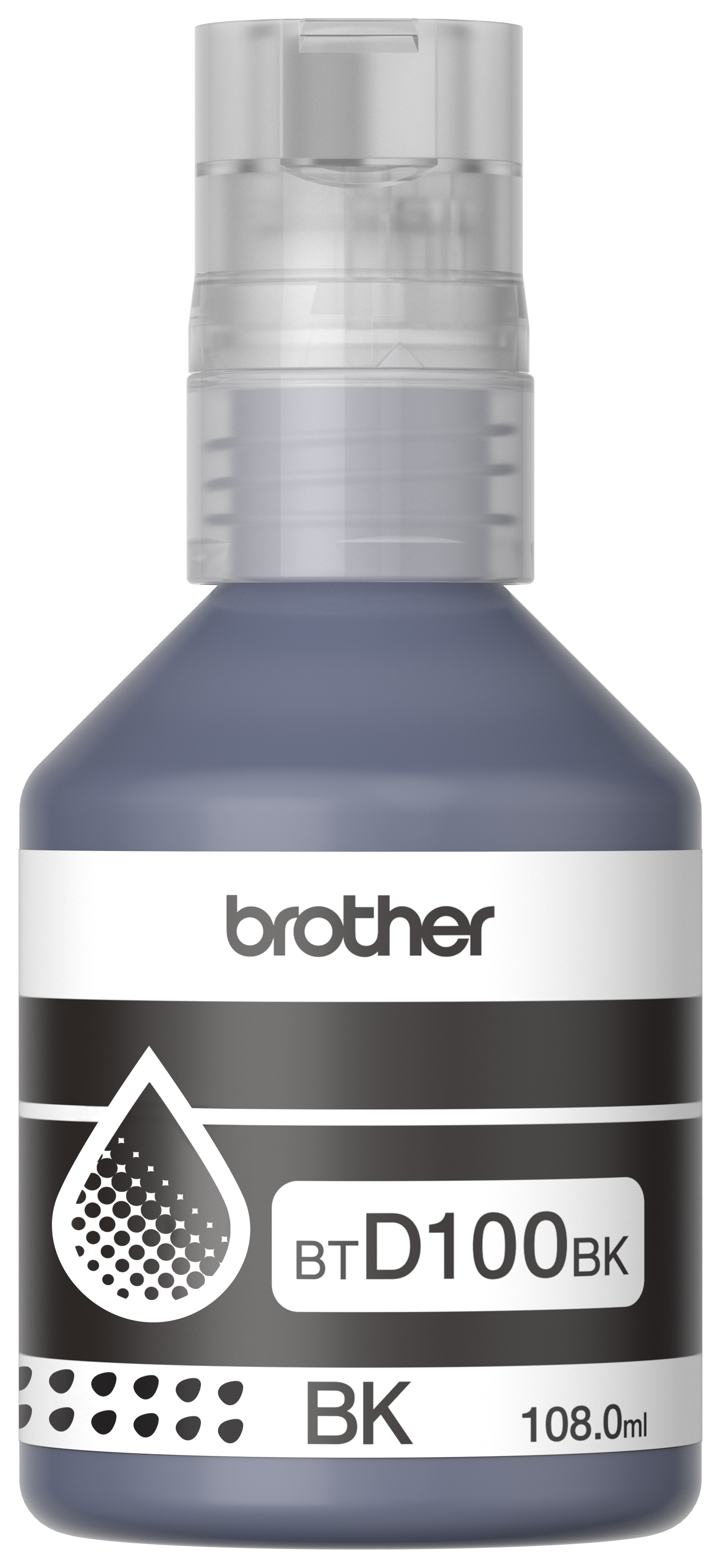 Botella de tinta de color negro de ultra alto rendimiento BTD100BK de la serie InkBenefit Tank de Brother, , small