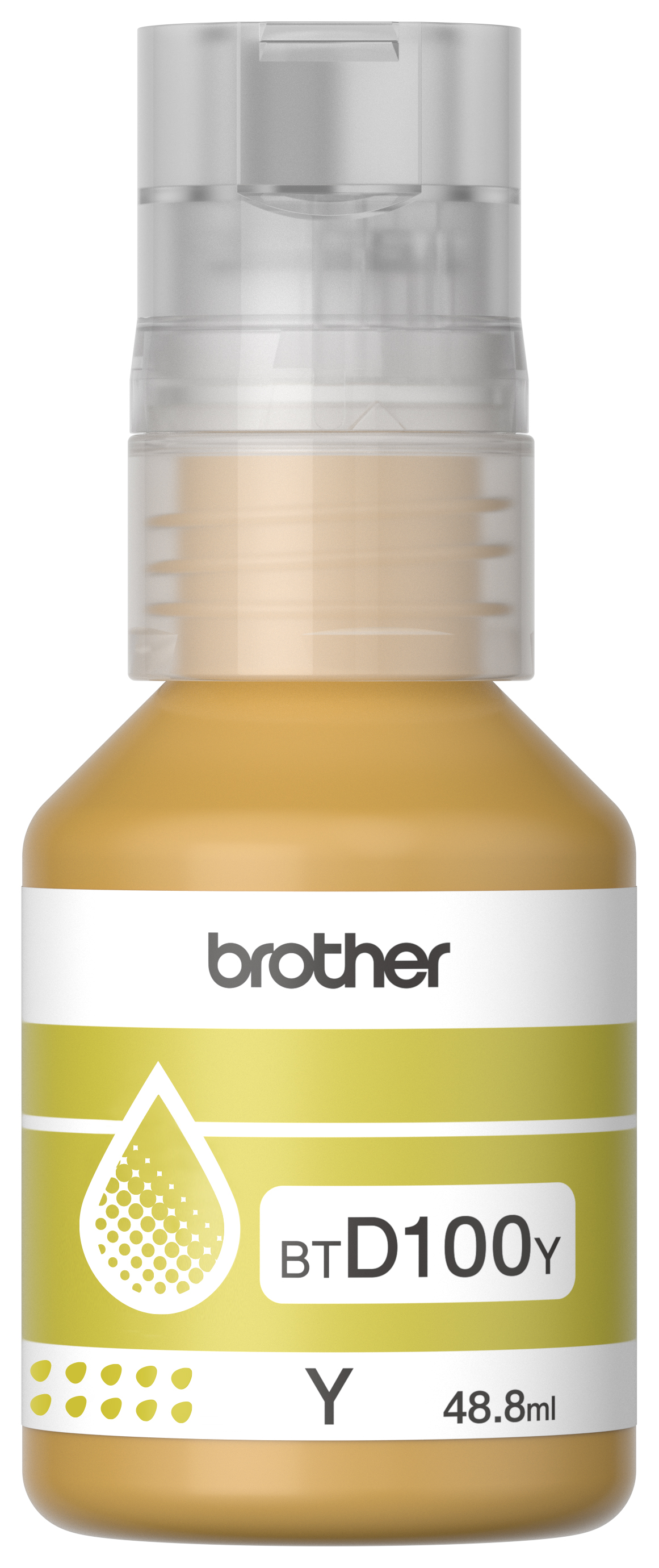 Botella de tinta de color amarillo de ultra alto rendimiento BTD100Y de la serie InkBenefit Tank de Brother, , small