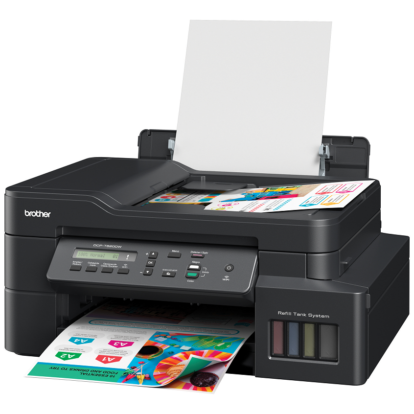 Multifuncional de inyección de tinta a color DCP-T820DW InkBenefit Tank con conectividad inalámbrica e impresión dúplex, , small