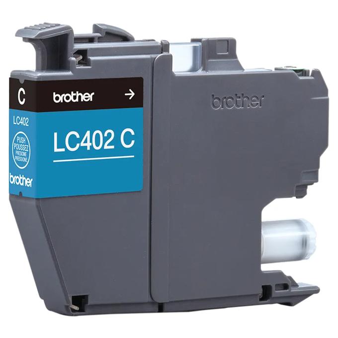 Brother Genuine LC402CS Standard-yield Cyan Ink Cartridge, Cyan, large