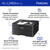 Brother HL-L2460DW XL monochrome laser printer with wireless connectivity and auto duplex