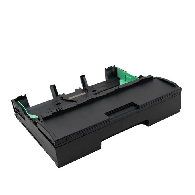 Brother printer waste toner box with green locking mechanism for laser printers