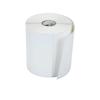 Brother 4x2 inch continuous label roll with white die-cut labels on cardboard core