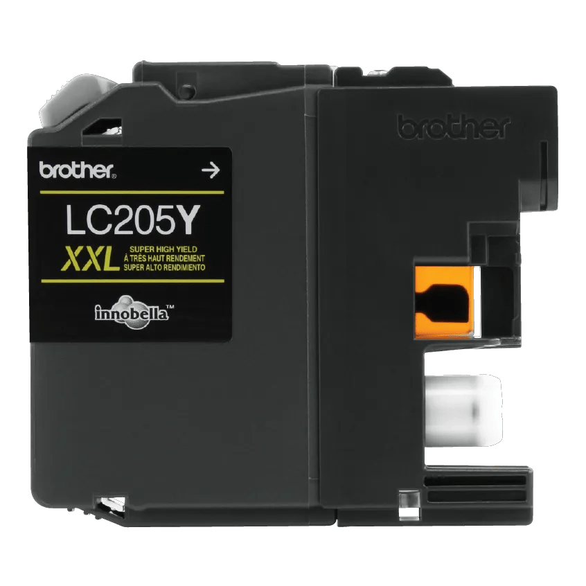 Brother LC205Y super high-yield yellow ink cartridge with Innobella technology