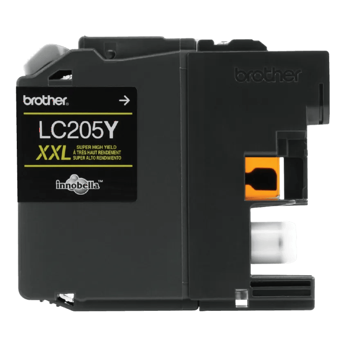 Brother LC205Y super high-yield yellow ink cartridge with Innobella technology