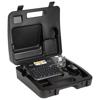 Brother PT-D610BT label maker with Bluetooth and accessories in open carrying case