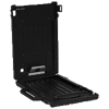 Brother printer floor stand with open paper tray and adjustable height mechanism