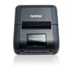 Brother RuggedJet RJ-2030 portable thermal printer with open paper compartment