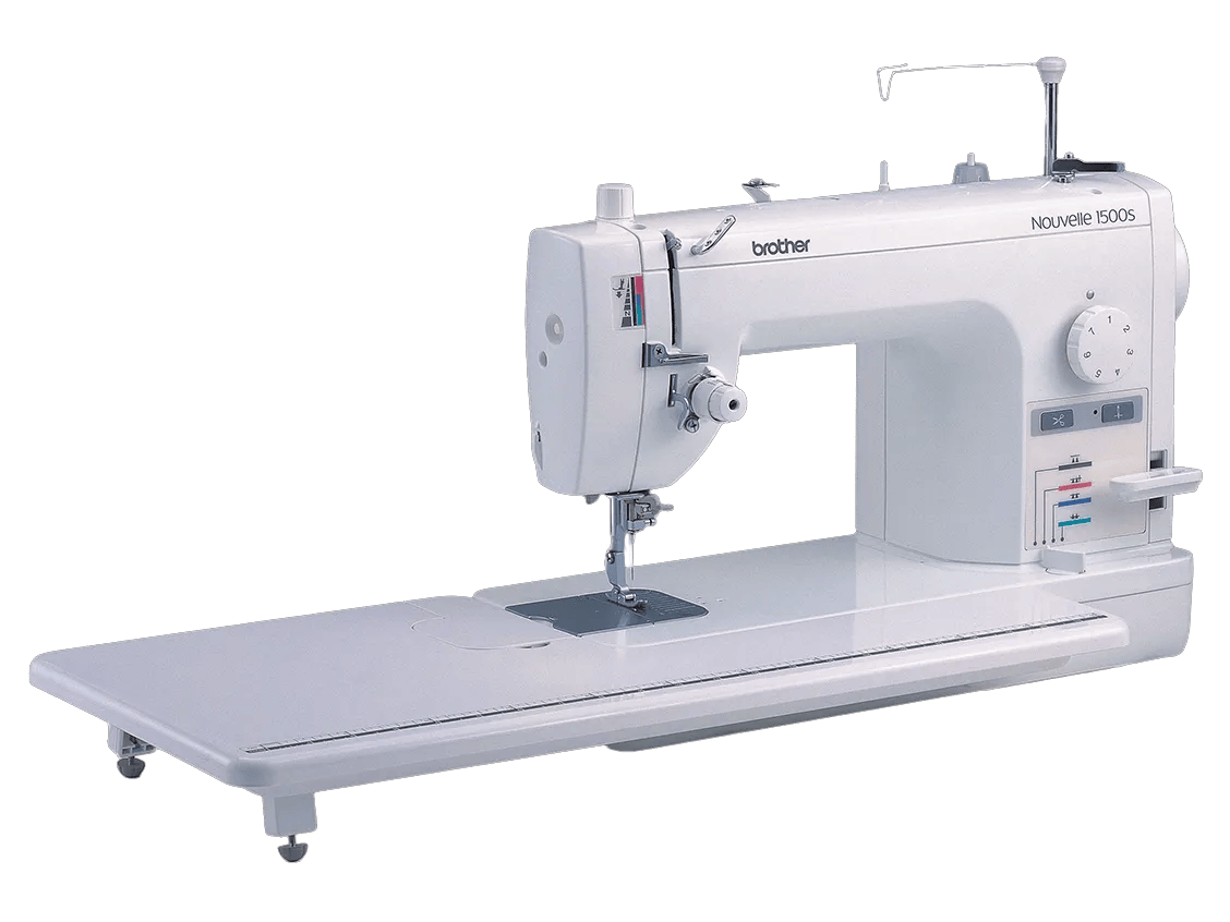 Brother Nouvelle 1500S sewing and quilting machine with extension table