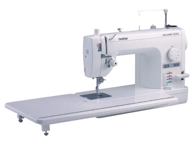 Brother Nouvelle 1500S sewing and quilting machine with extension table