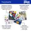 Brother TN2294PK genuine toner cartridge with high-quality color printing samples