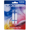 Brother ScanNCut erasable pen set with two pens in retail packaging