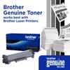 Brother genuine high-yield toner cartridge for monochrome laser printers with printed documents