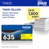 Brother Genuine TN635XXLY Super High Yield Yellow Toner Cartridge, Yellow, small