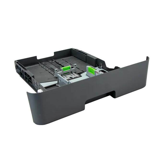 Brother printer paper tray with dual-cassette feeding mechanism and green release levers