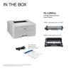 Brother HL-L2865DW compact monochrome laser printer with toner cartridge and drum unit included