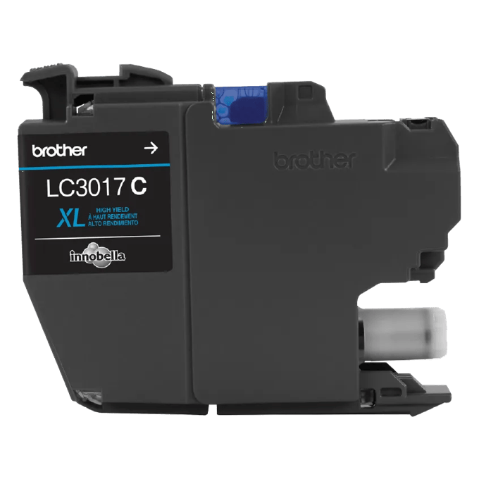Brother Genuine LC3017C High-yield Cyan Ink Cartridge, Cyan, large