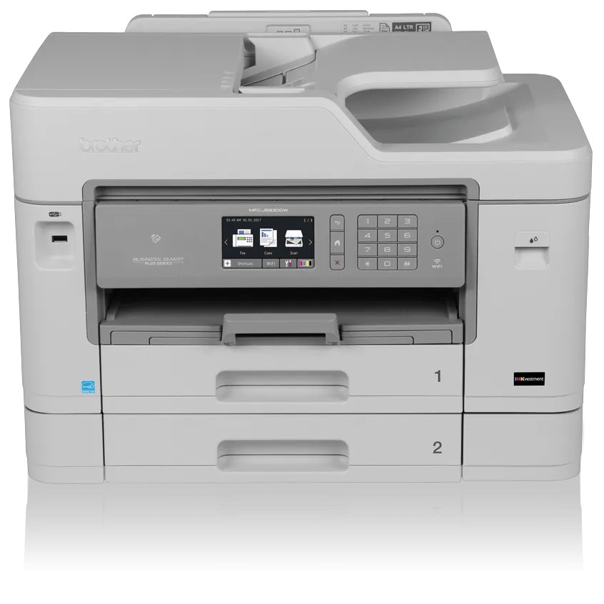 Brother MFC-J5930DW all-in-one wireless inkjet printer with 500-sheet paper tray