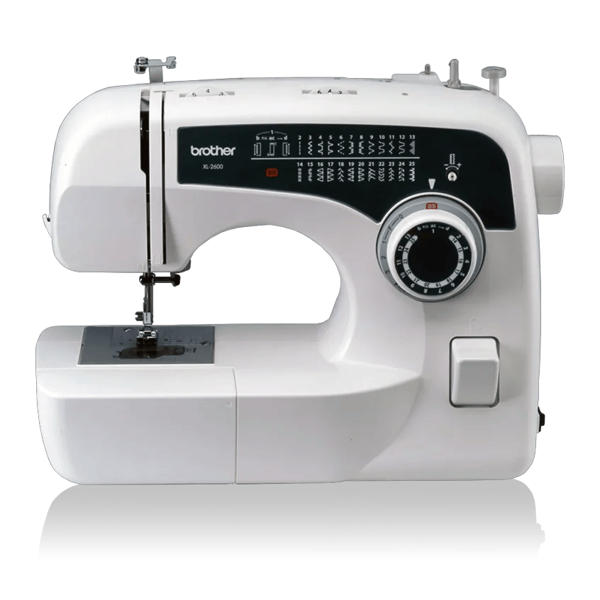 Brother XL2600 sewing machine with 25 built-in stitches and stitch selector dial