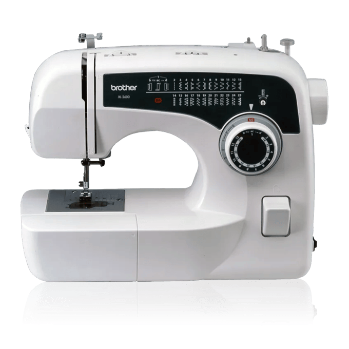 Brother XL2600 sewing machine with 25 built-in stitches and stitch selector dial