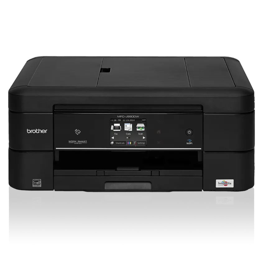 Brother MFC-J880DW all-in-one inkjet printer with wireless connectivity and touchscreen