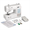 Brother CP2160W computerized sewing machine with floral design panel and included accessories