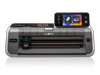 Brother ScanNCut CM350 cutting machine with touchscreen display, front view closed