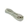Gray USB printer cable with Type-A and Type-B connectors for Brother printers
