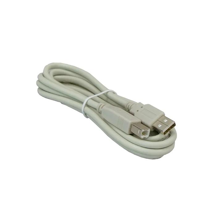 Gray USB printer cable with Type-A and Type-B connectors for Brother printers