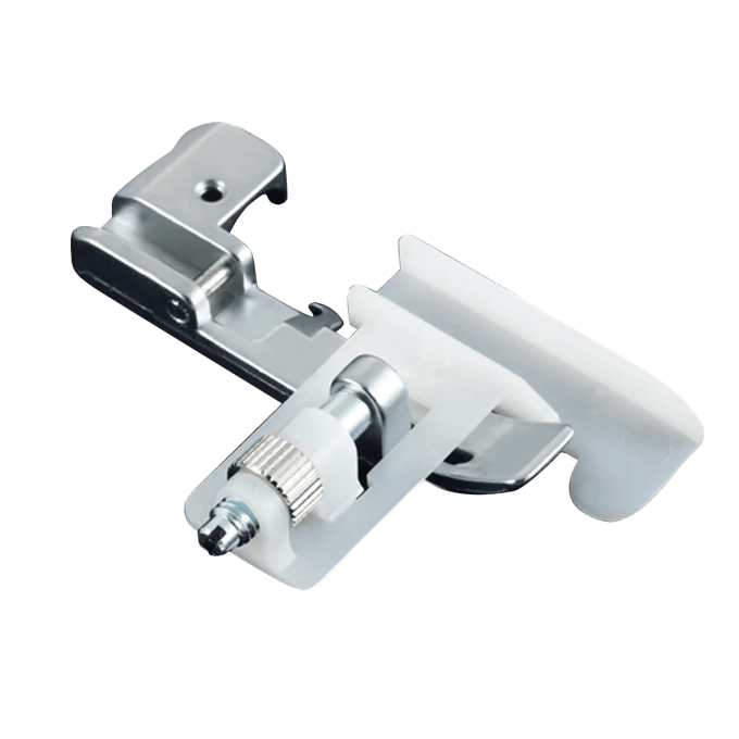 Brother SA211 adjustable bias binder foot for sewing machines with metal guide and white holder