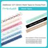 Brother P-touch Embellish decorative washi tape ribbons in assorted colors and patterns