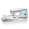 Brother embroidery machine with touchscreen and Disney character design hoop