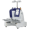 Brother PRS100 embroidery machine with touchscreen and multi-needle system