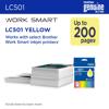 Brother Genuine LC501XLYS High Yield Yellow Ink Cartridge, Yellow, small