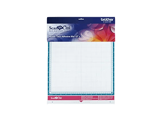 Brother ScanNCut adhesive mat 12x12 in packaging with colorful design