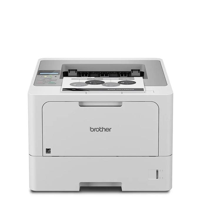 Brother HL-L5215DW monochrome laser printer with wireless connectivity and paper tray