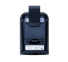 Brother RJ-2035 mobile printer back view with belt clip attachment