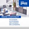 Brother Genuine toner compatibility chart for laser printers and all-in-one models