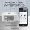 Brother MFC-J4345DW all-in-one printer with wireless mobile printing app interface