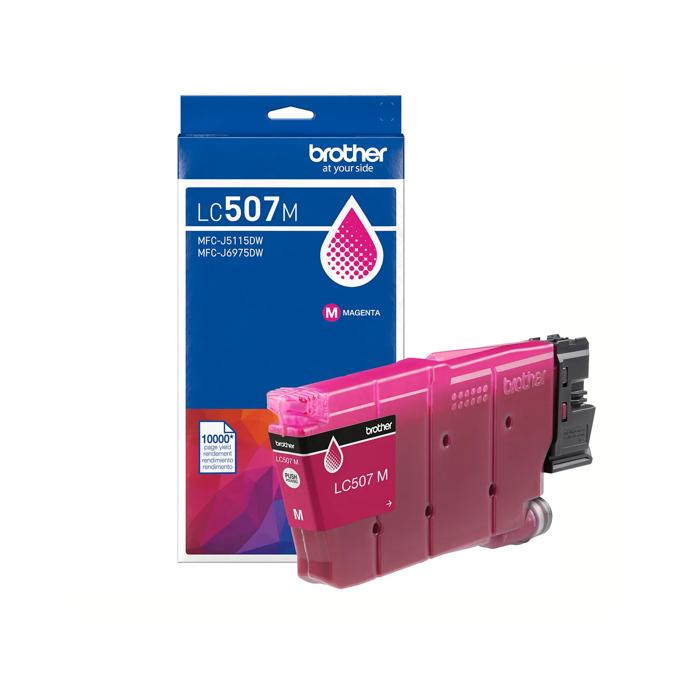 Brother Genuine LC507M Ultra High Yield Magenta Ink Cartridge, Magenta, large