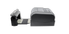 Brother TD-4420TN desktop label printer with external roll holder attachment