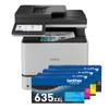 Brother MFC-L8930CDW color laser all-in-one printer with TN635XXL high-yield toner cartridges