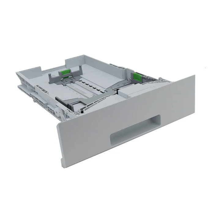 Brother printer paper tray with adjustable guides for multiple media sizes