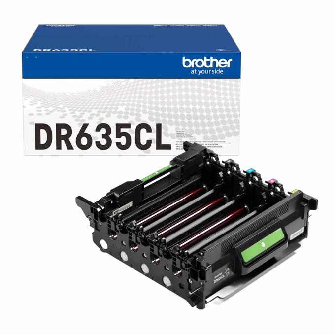 Brother DR635CL drum unit with packaging and four color imaging drums