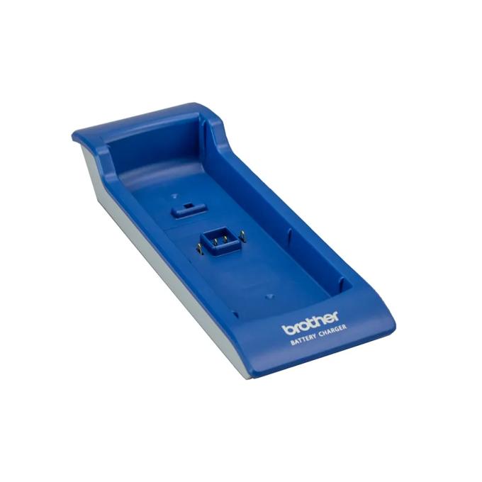 Brother battery charger in blue with charging dock and USB port