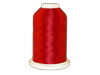 Brother embroidery thread spool in vibrant red on white cone base